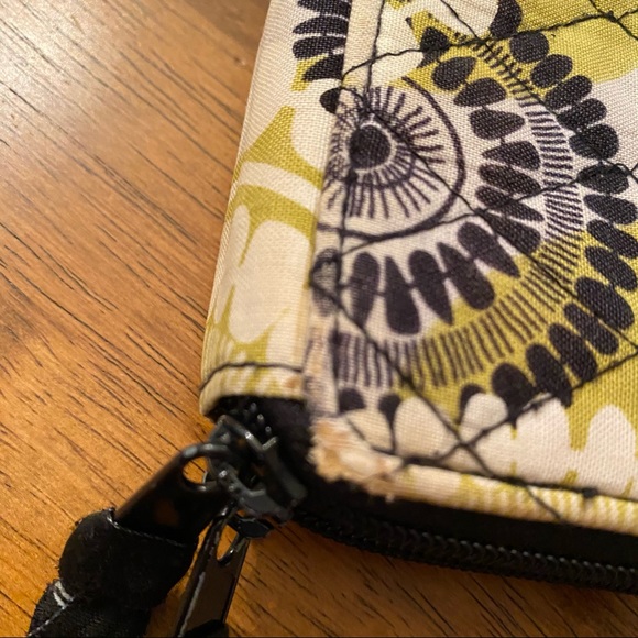 Vera Bradley Cocoa moss double zipper wallet - Picture 9 of 16